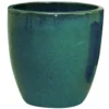 Chiswick Egg Planter In Dark Green - 20cm -Garden Decoration Shop 12813284 3574831604876856