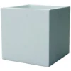 Plaza Cube Planter In White - 44cm -Garden Decoration Shop 12813286 2104831604719002