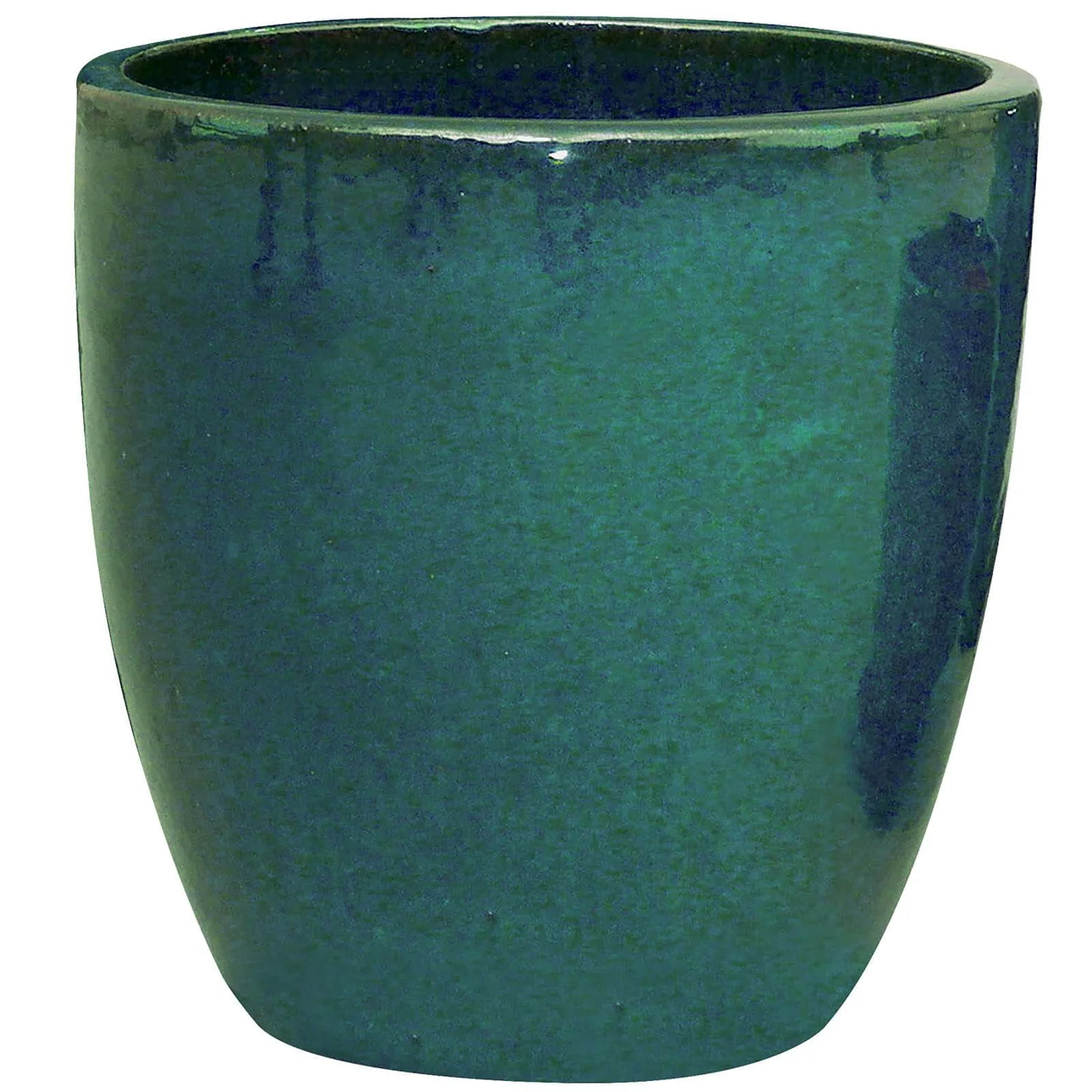 Chiswick Egg Garden Planter In Dark Green - 27cm 3 Chiswick Egg Garden Planter In Dark Green - 27cm
