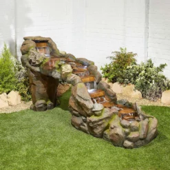 Stylish Fountains Bustling Waters Including LED Lights -Garden Decoration Shop 12814089 1794957312372359