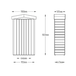 Forest Garden Wooden Tall Shiplap Apex Garden Store -Garden Decoration Shop 12814365 7734832985423567