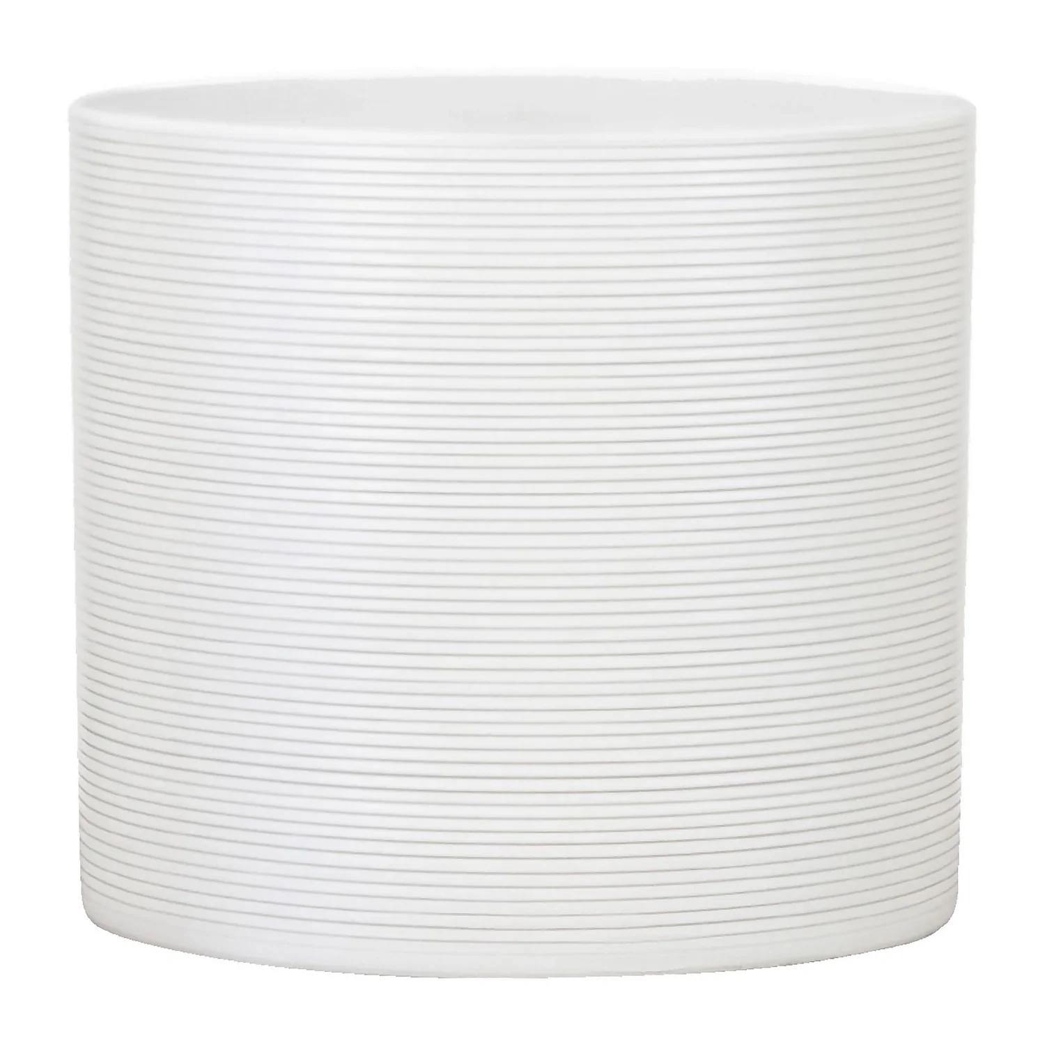 White Plant Pot - 23cm 3 White Plant Pot - 23cm