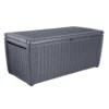 Keter Sumatra Rattan Effect Outdoor Garden Storage Box 511L - Anthracite -Garden Decoration Shop 12815762 1164845691783143