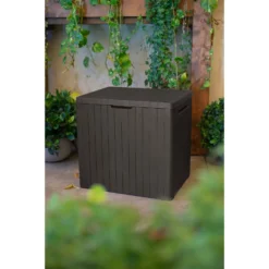 Keter City Outdoor Garden Storage Box 113L - Brown -Garden Decoration Shop 12822290 1124900073755494