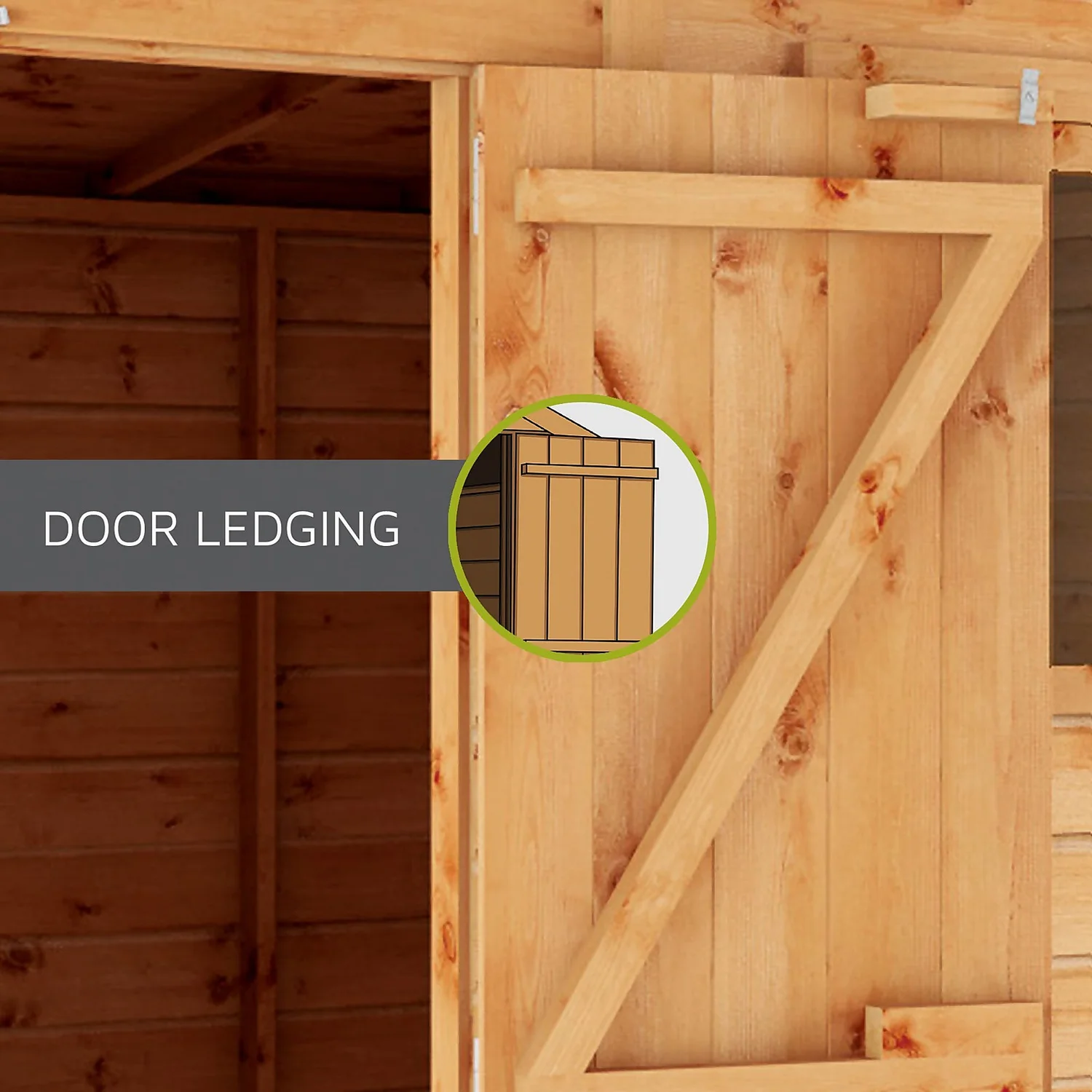 Mercia 7 X 3ft Overlap Apex Bike Shed 10 Mercia 7 X 3ft Overlap Apex Bike Shed - Image 8