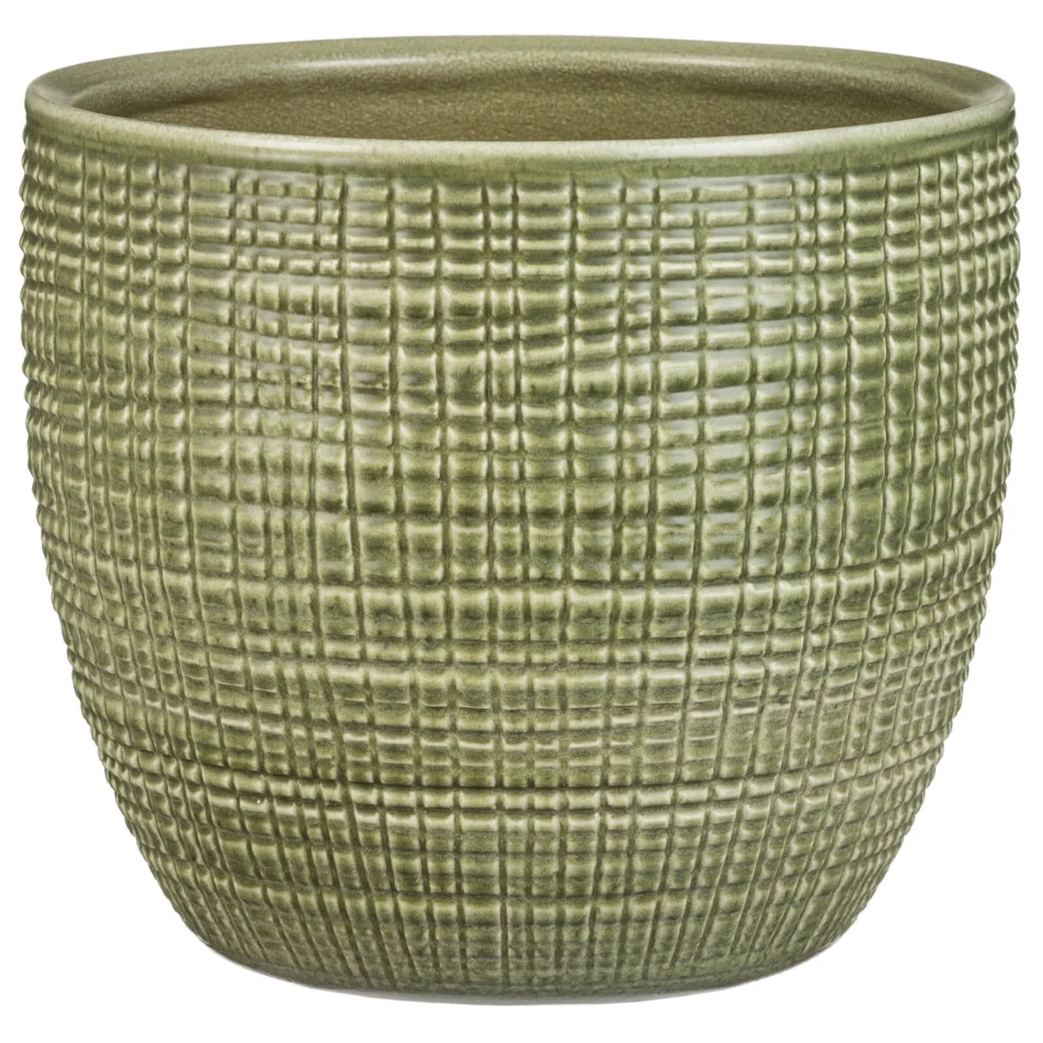 Mint Green Plant Pot - 19cm 3 Mint Green Plant Pot - 19cm