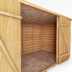 Mercia 6 X 4ft Overlap Pent Bike Shed - Incl. Installation -Garden Decoration Shop 12825547 3514989186722643