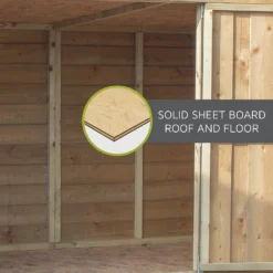 Mercia 6 X 4ft Overlap Pent Bike Shed - Incl. Installation -Garden Decoration Shop 12825547 8714989186821652