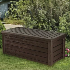 Keter Westwood Outdoor Garden Storage Box 570L - Brown -Garden Decoration Shop 12828828 6994858568444073
