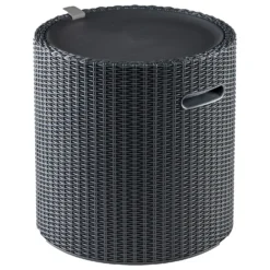 Keter Cool Stool Outdoor Ice Cooler Table 39L - Graphite -Garden Decoration Shop 12884590 1254843404657261