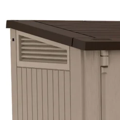 Keter Store It Out Midi Outdoor Garden Storage Shed 880L - Beige/Brown -Garden Decoration Shop 12885761 9464898752607058