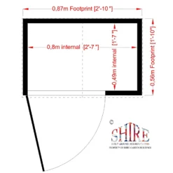 Shire Tool Store Overlap - 3x2ft -Garden Decoration Shop 12887191 4174851580713951