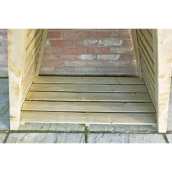 Shire Large Triangular Log Store -Garden Decoration Shop 12887195 1884851584647800