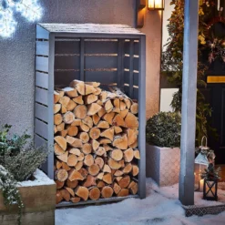 Shire Tall Wall Log Store - 3x1.5ft -Garden Decoration Shop 12887202 1504910901538437