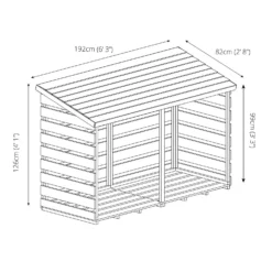 Mercia (Installation Included) Double Log Store -Garden Decoration Shop 12888117 2835028837810777
