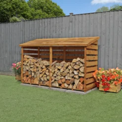 Mercia (Installation Included) Double Log Store -Garden Decoration Shop 12888117 3825011214652234