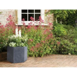 Slate Hexagon Planter - 42cm 5 Slate Hexagon Planter - 42cm -Garden Decoration Shop 12889381 1344843676988903
