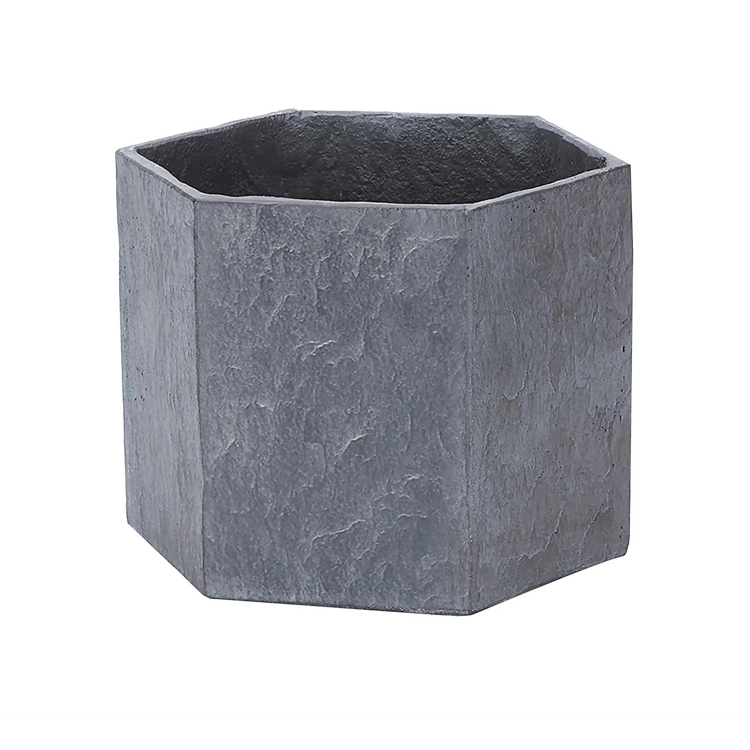 Slate Hexagon Planter - 42cm 3 Slate Hexagon Planter - 42cm