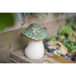 Ceramic Mushroom Garden Ornament - Medium -Garden Decoration Shop 12890925 1064843660781916