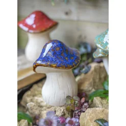 Ceramic Mushroom Garden Ornament - Medium -Garden Decoration Shop 12890925 1974843660796469