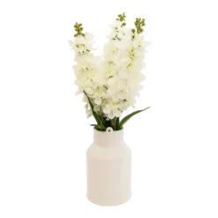 Delphiniums In Ceramic Jug -Garden Decoration Shop 12940880 5464893782589684