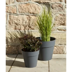 Soho Charcoal Outdoor Planter - 38cm -Garden Decoration Shop 12947852 3174932955362018