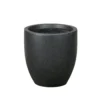 Sierra Black Egg Garden Pot - 25cm -Garden Decoration Shop 12970077 2284933184737569