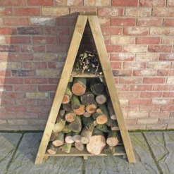 Shire Small Triangular Log Store Overlap -Garden Decoration Shop 13082820 1964862456413152
