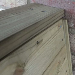 Shire Small Triangular Log Store Tongue And Groove -Garden Decoration Shop 13082825 9434862456524500