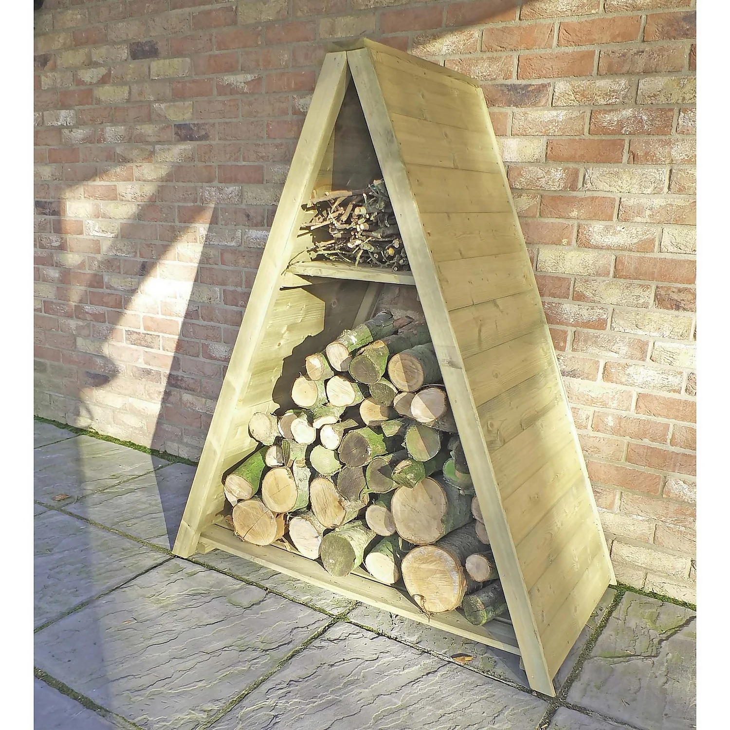 Shire Large Triangular Log Store Tongue And Groove 4 Shire Large Triangular Log Store Tongue And Groove - Image 2