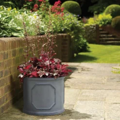 Mayfair Lead Cylinder Plant Pot - 38cm -Garden Decoration Shop 13176813 1224943628136062