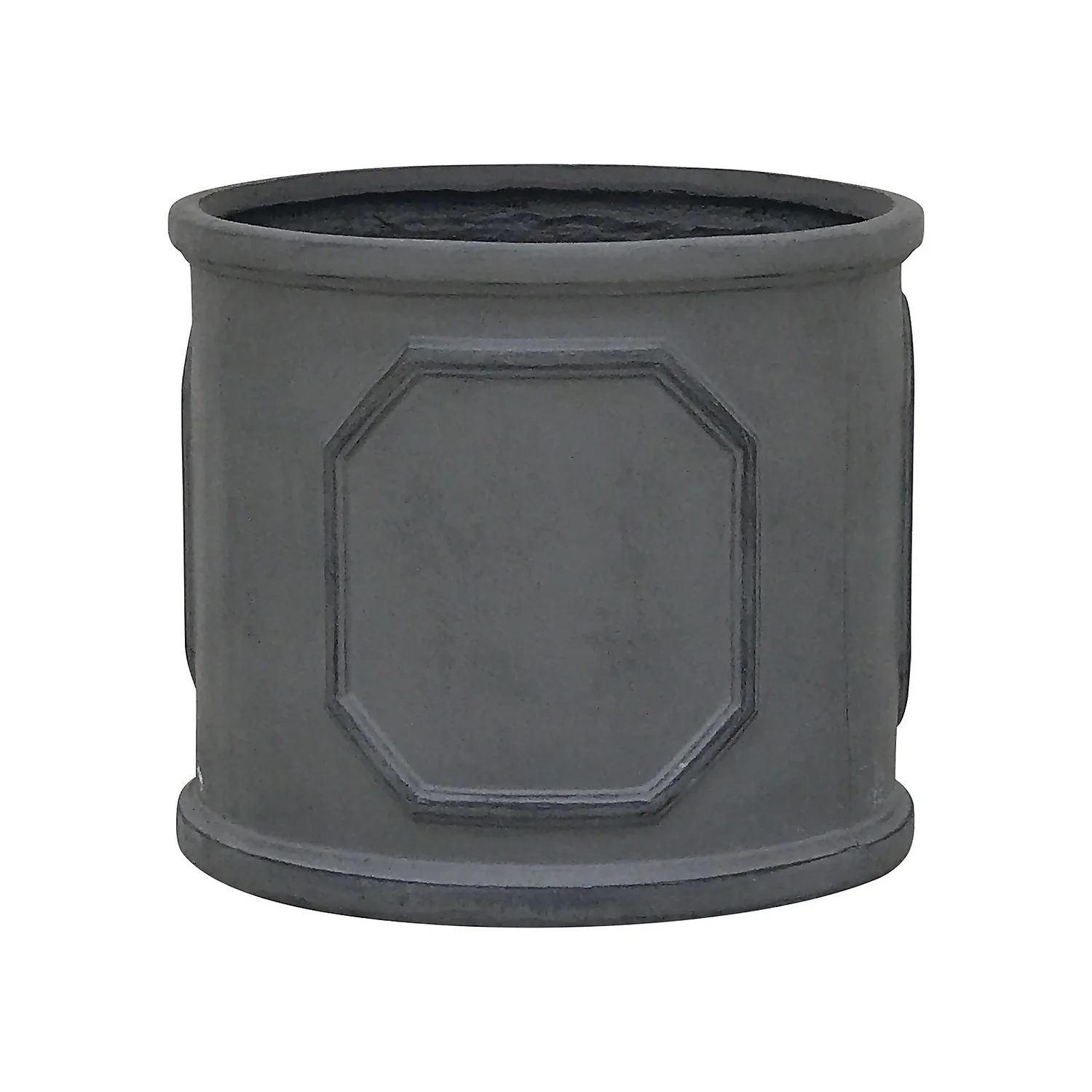 Mayfair Lead Cylinder Plant Pot - 27cm 3 Mayfair Lead Cylinder Plant Pot - 27cm