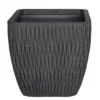 House Beautiful Roma Weave Charcoal Square Pot - 44cm -Garden Decoration Shop 13176829 1134933182663195