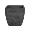 House Beautiful Roma Weave Charcoal Square Pot - 25cm -Garden Decoration Shop 13176835 1334933182735237