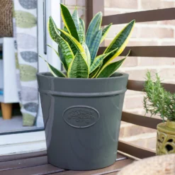 Country Living Heritage Denim Cone Pot - 27cm -Garden Decoration Shop 13188764 2194933183178583