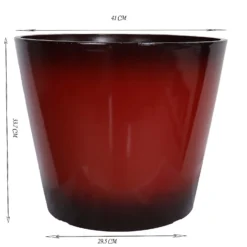 Glazed Finish Red Planter - 40cm 5 Glazed Finish Red Planter - 40cm -Garden Decoration Shop 13190809 1124926229265334