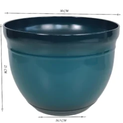 Maddison Teal Planter - 37.5cm -Garden Decoration Shop 13190832 1404926229076955