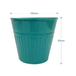 Ribbed Planter (3 Colour Mix) - 10cm 15 Ribbed Planter (3 Colour Mix) - 10cm -Garden Decoration Shop 13193952 1924933495895679