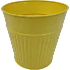 Ribbed Planter (3 Colour Mix) - 18cm 9 Ribbed Planter (3 Colour Mix) - 18cm -Garden Decoration Shop 13193953 1414933504325490