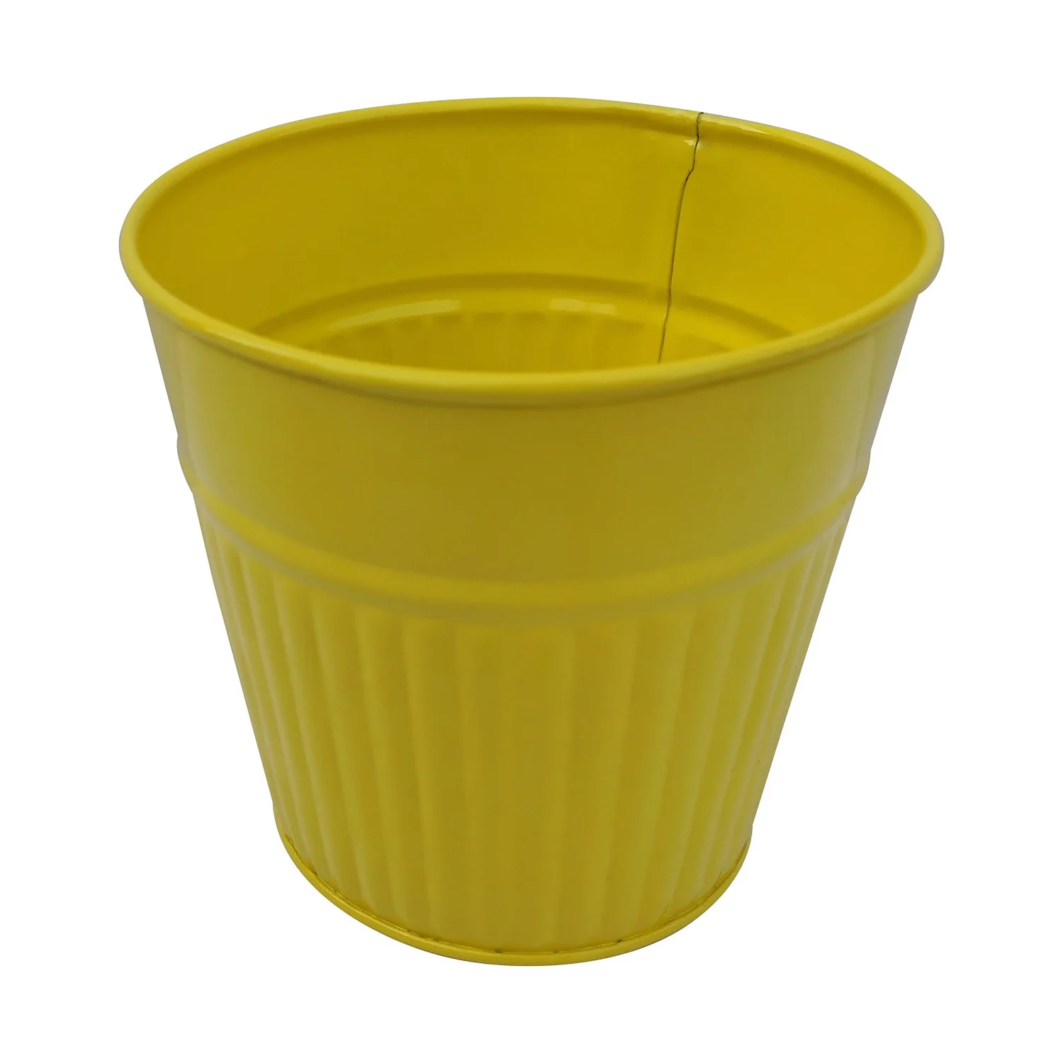 Ribbed Planter (3 Colour Mix) - 14cm 5 Ribbed Planter (3 Colour Mix) - 14cm - Image 3