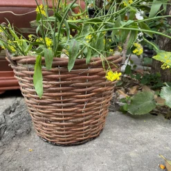 Natural Weave Round Garden Planter 35cm -Garden Decoration Shop 13204836 7134951328922876
