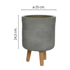 Liam Round Planter On 3 Legs - Medium -Garden Decoration Shop 13222478 1914934510807574