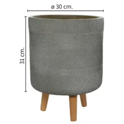 Liam Round Planter On 3 Legs - Large -Garden Decoration Shop 13222479 3174934510797230