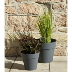 Soho Contemporary Grey Planter - 20cm -Garden Decoration Shop 13297716 6204932211132134