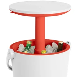 Keter GoBar Outdoor Ice Cooler Table Garden Furniture - Red / White 14 Keter GoBar Outdoor Ice Cooler Table Garden Furniture - Red / White -Garden Decoration Shop 13412934 7814910901693408