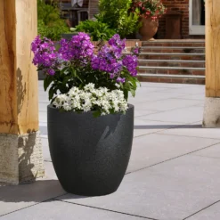 Sierra Black Egg Planter - 46cm 5 Sierra Black Egg Planter - 46cm -Garden Decoration Shop 13441291 1504933184515329
