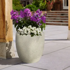 Sierra Cream Egg Planter - 46cm -Garden Decoration Shop 13441293 1644933184261829