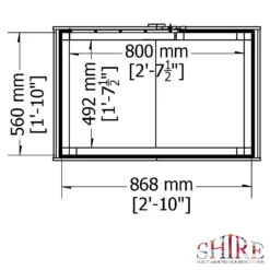 Shire Handy Garden Storage 3x2ft -Garden Decoration Shop 13508666 1184931200396461