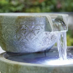 Stylish Fountain Oasis Water Feature With LEDs -Garden Decoration Shop 13846043 6794962028176288