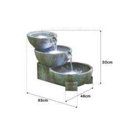 Stylish Fountain Oasis Water Feature With LEDs -Garden Decoration Shop 13846043 8054962028273395